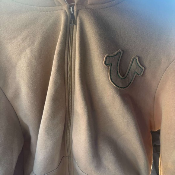True Religion Brown Graphic Hoodie - Picture 1 of 2